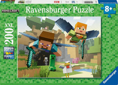 Ravensburger Puzzle pour Enfants - 12004144 - Minecraft - Puzzle Minecraft 200 pièces pour Enfants à partir de 8 Ans au Format XXL Cadeaux Minecraft Puzzle Naty Shop Titre par défaut