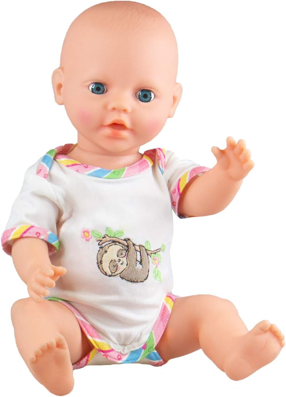 Heless 2911 - Body für Puppen im Faultier Flauschi Design, Größe 35 - 45 cm