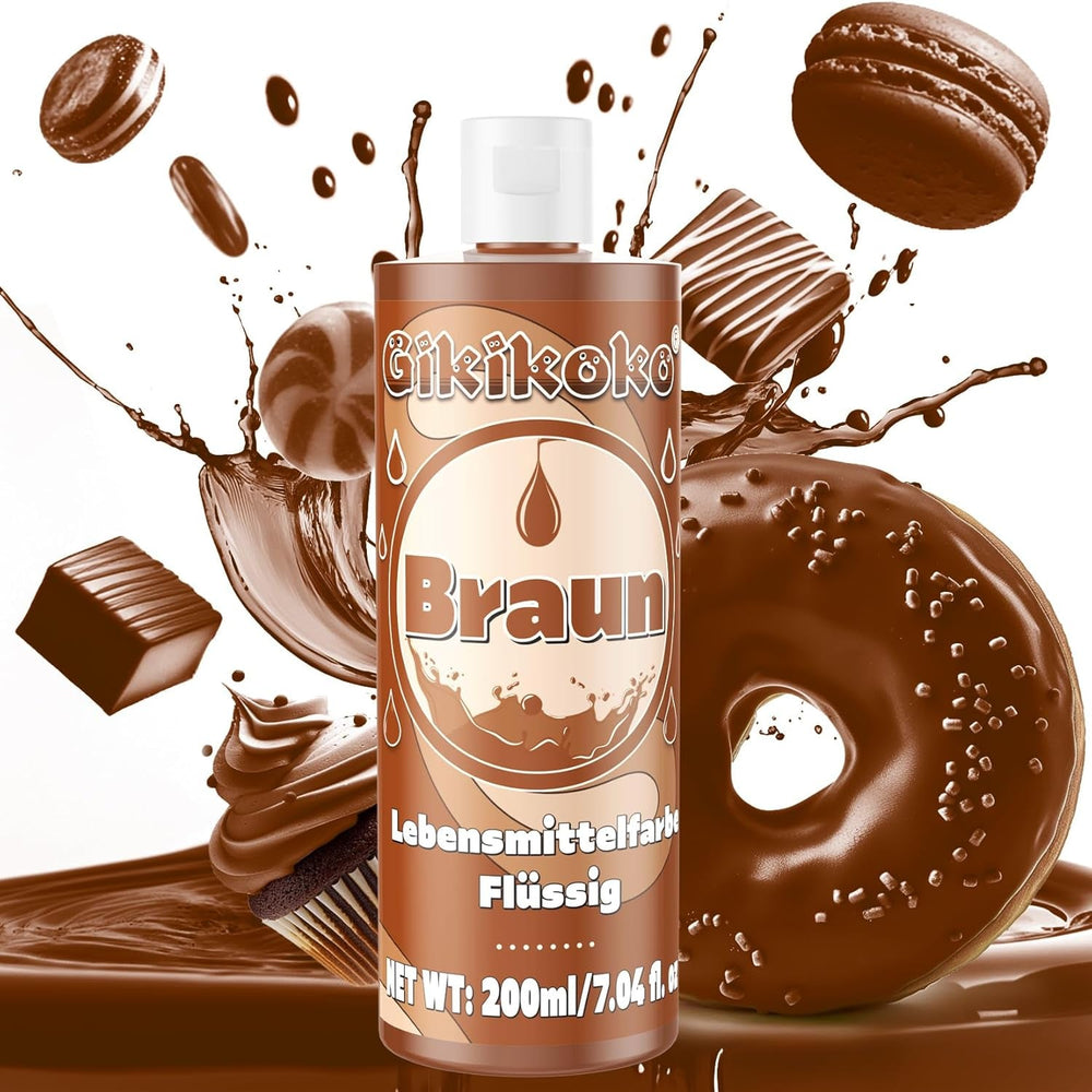 Colorant alimentaire - Gikikoko 200 ml colorant alimentaire liquide, très concentré, colorant alimentaire pour pâtisserie, macarons, gâteaux, gelée, fondant, biscuits, slime DIY (violet)