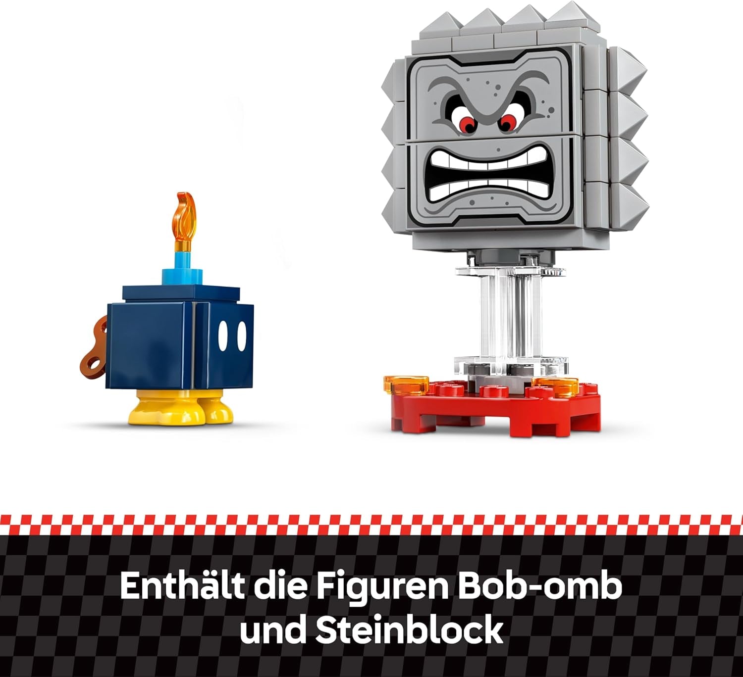 LEGO Mario Kart - Interaktiver Mario & Standard-Kart - Nintendo Spielzeug - Spiel Rennstrecke mit Auto, 3 Figuren, Podium & Barrieren - Gamer Geschenk für Jungen & Mädchen ab 7 Jahren - 72043