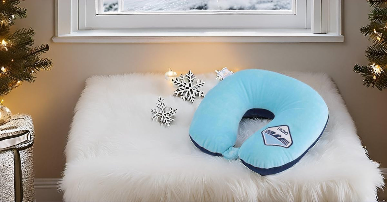Only4Fan S.R.L. Oreiller cervical SS Lazio, produit officiel Oreillers de voyage Naty Shop