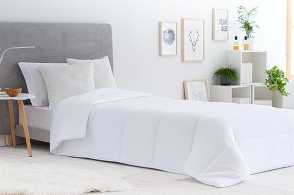 Cuvertură, plapumă 3001 din fibră antiacarieni, toamnă-iarnă, 300 G/M², alb (toate dimensiunile disponibile) (pat 105/120-180 X 220 Cm) Plapumi si pilote Naty Shop