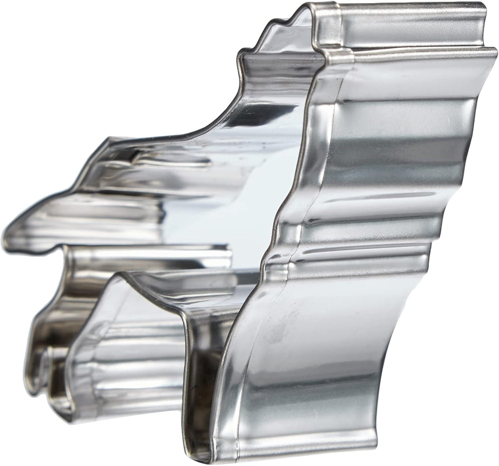 Städter 066045 Boîte à biscuits Wolf env. 7,5 cm Acier inoxydable, 30 x 30 x 30 cm