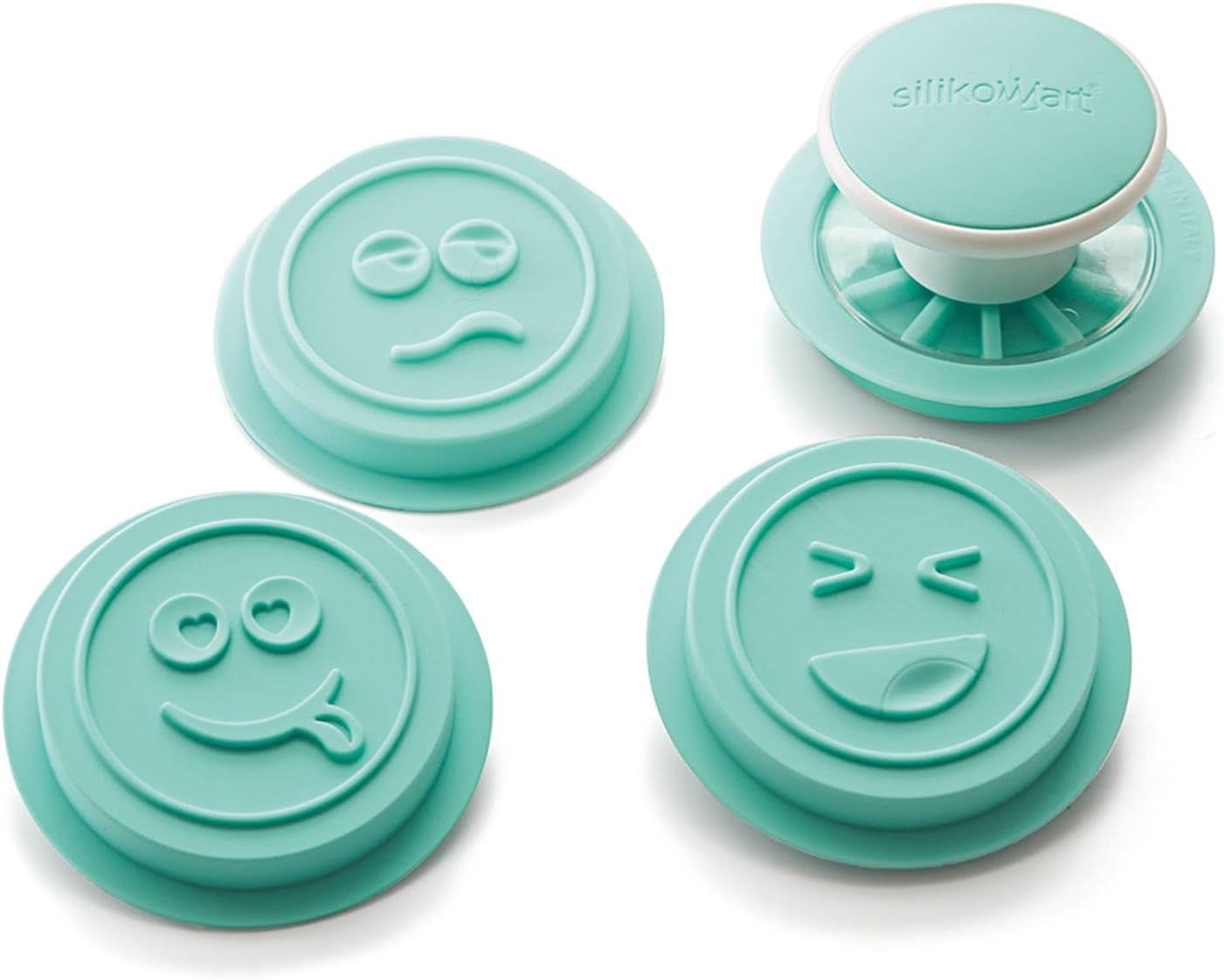 Silikomart 25.440.39.0069, Set d'emporte-pièces Emoji, Ø73 MM Naty Shop