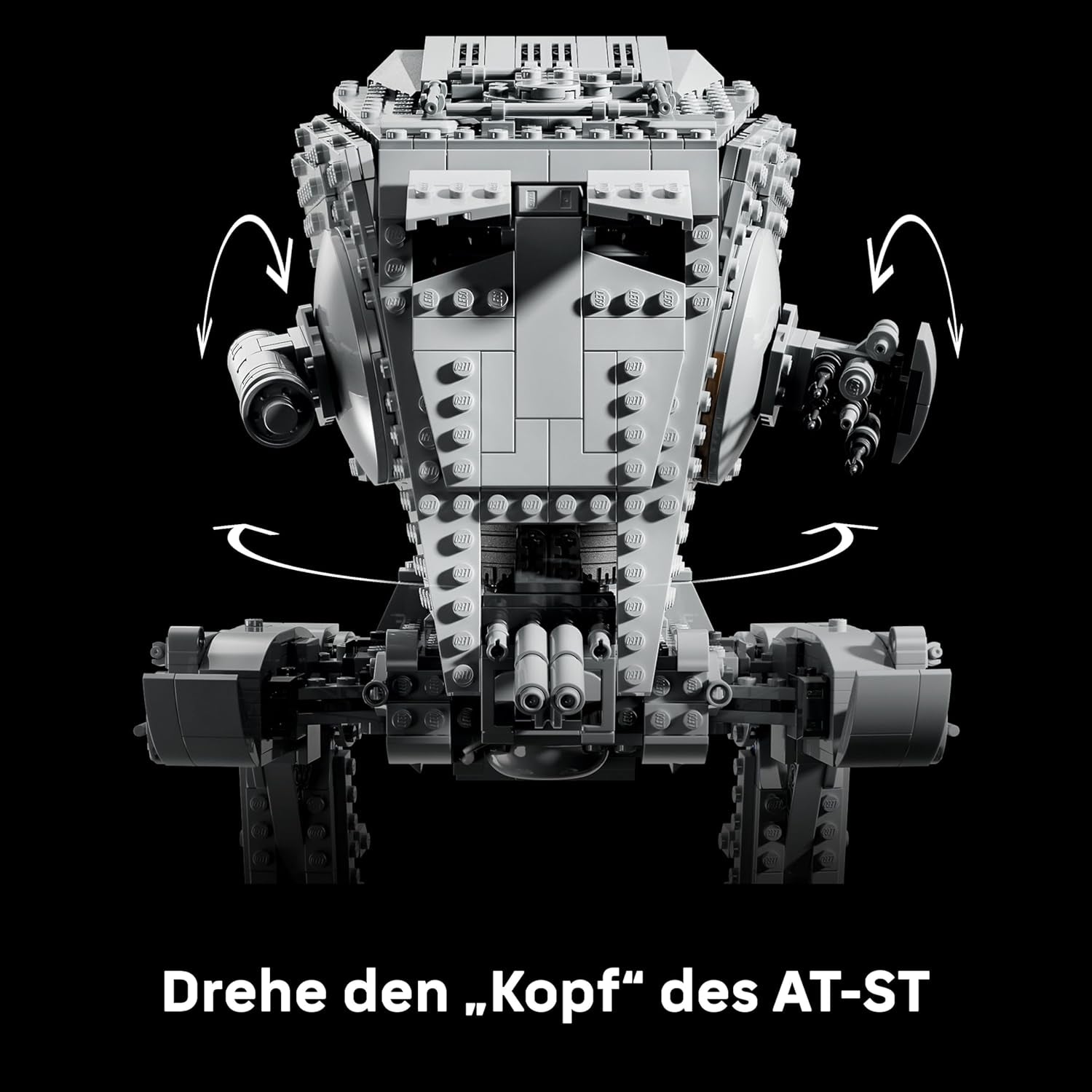 LEGO Star Wars AT-ST Kampfläufer - Bauset für Erwachsene - UCS Modell zum Ausstellen mit Minifigur & Informationstafel - Sammlerstück & Geschenk für Fans - 75417