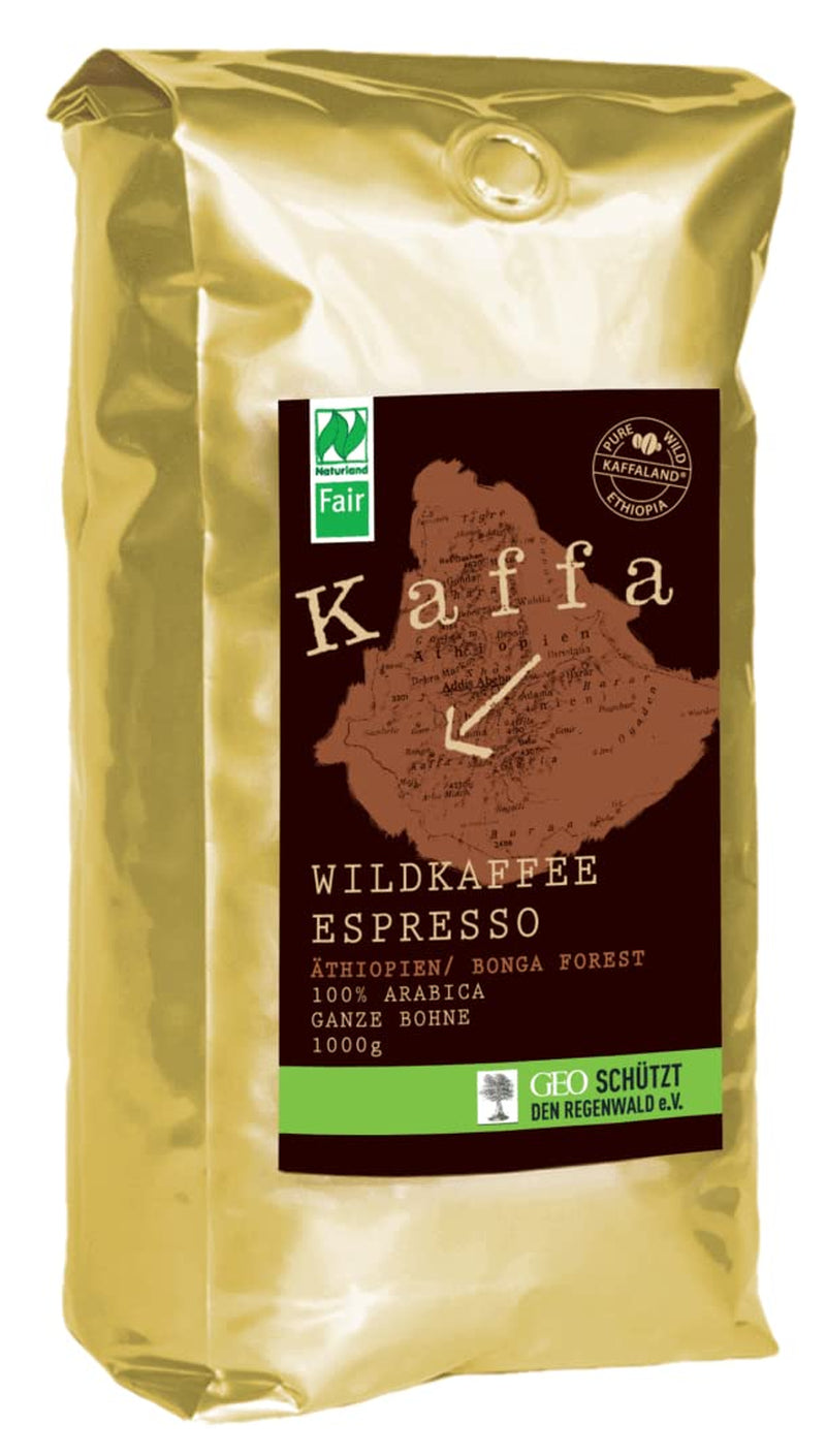 Café expresso biologique en grains Wild Coffee 1000 g