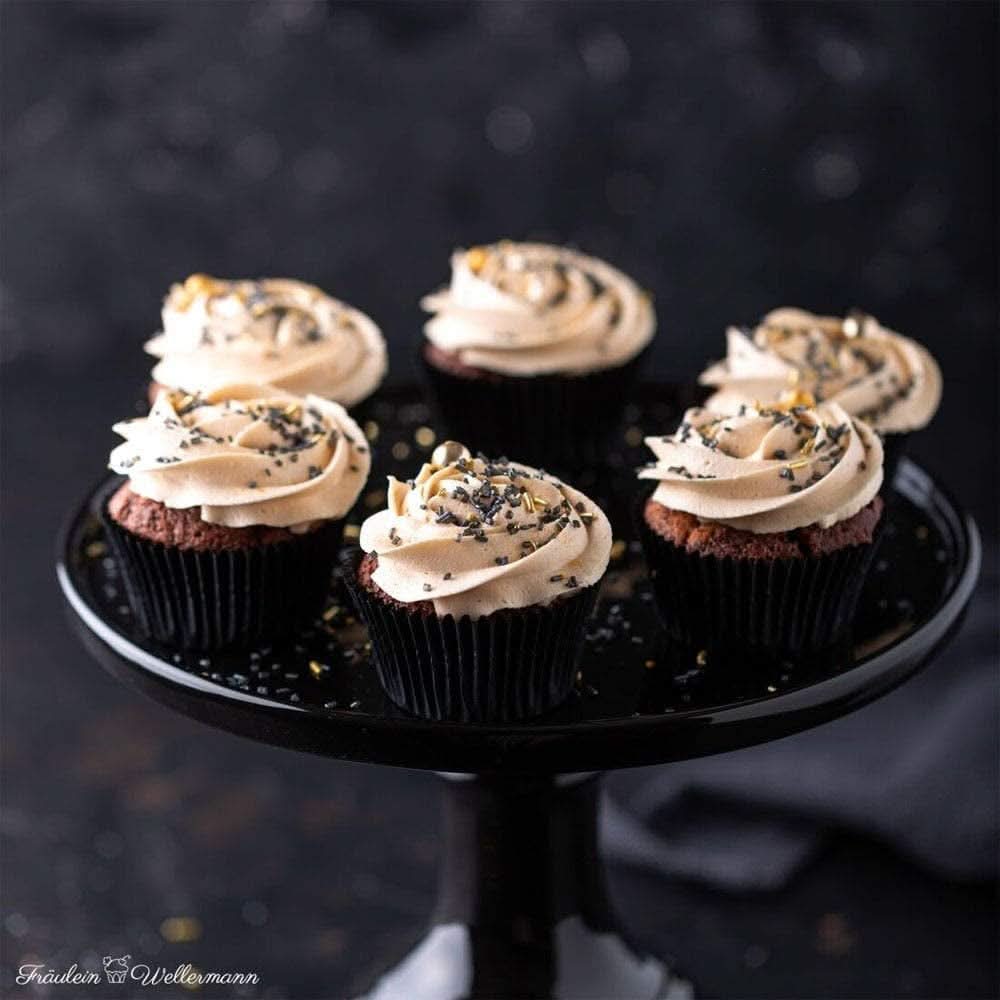 Super Streusel, Décoration Sprinkle Gold Rush Gold Black Naty Shop