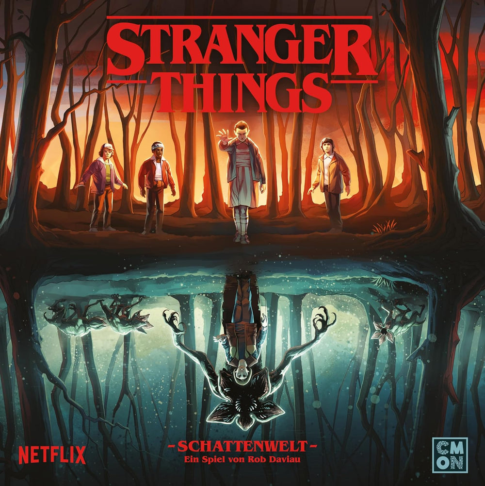 Stranger Things : Shadow World, jeu expert, jeu de société, 2-4 joueurs, à partir de 12 ans, 60 minutes, allemand, multicolore, coloré
