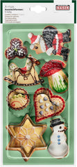Lot de 9 emporte-pièces de Noël originaux Kaiser pour couper des biscuits, des biscuits et des fondants.