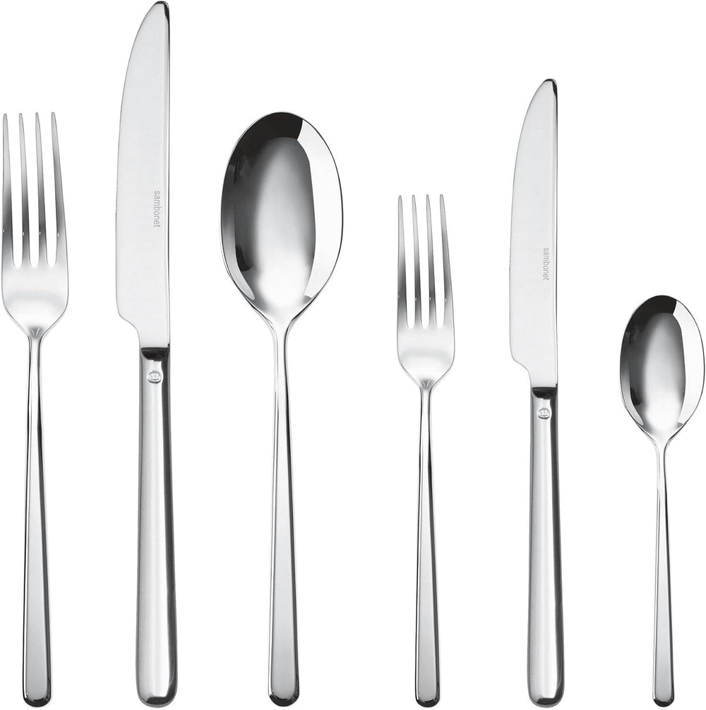 Sambonet 52513-83 Couverts 36 pièces, Acier inoxydable Cuisine Naty Shop