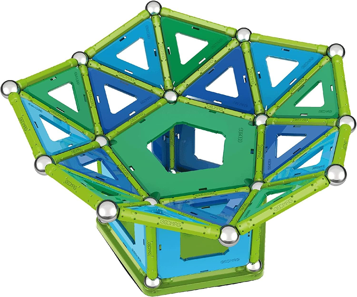 Geomag Classic Panels 192 Stück Magnetisches Spielzeug für Kinder, Geschenk für Jungen und Mädchen im Alter von 5 6 7 8 9 10 11 12 13 Jahren, magnetische Konstruktionen, Kinderspielzeu