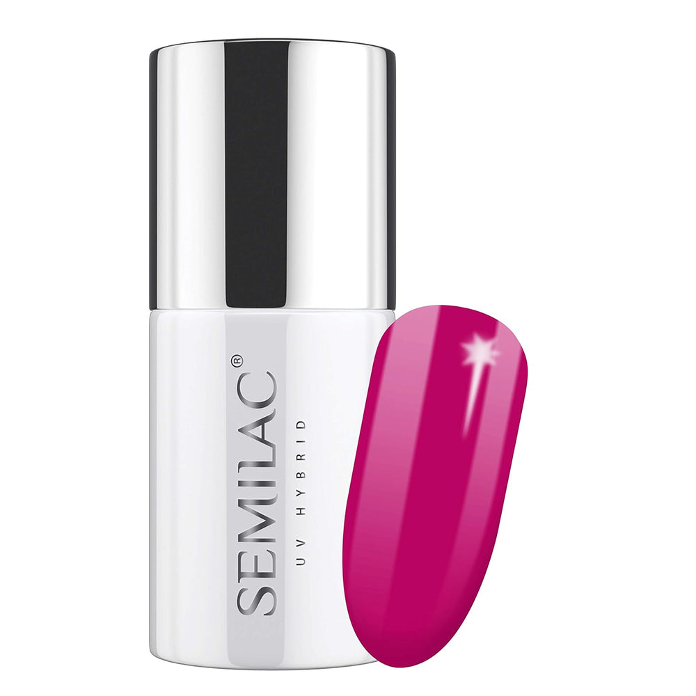 Semilac UV Nagellack Hybrid 404 Muffin aux haricots noirs 7 ml Kollektion Tastes of Fall