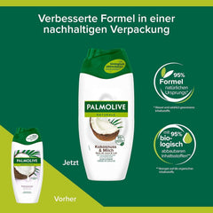 Gel de duș Palmolive Naturals Coconut & Milk, 6 x 250 ml Duș și baie Naty Shop