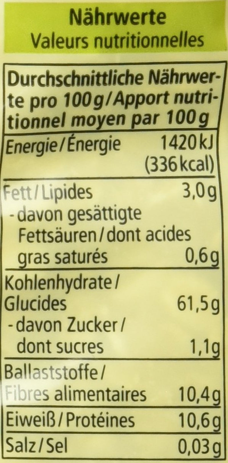 Flocons bio de 5 céréales, 500 g