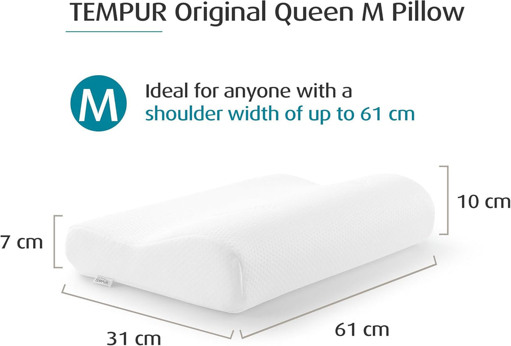 Oreiller de couchage TEMPUR® Original 61X31X10/7 (Queen M) Oreillers standards Naty Shop