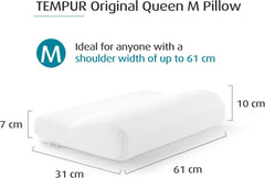 Oreiller de couchage TEMPUR® Original 61X31X10/7 (Queen M) Oreillers standards Naty Shop