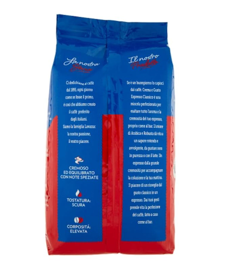 Lavazza Espresso Crema e Gusto (grains entiers sac de 1 kg)