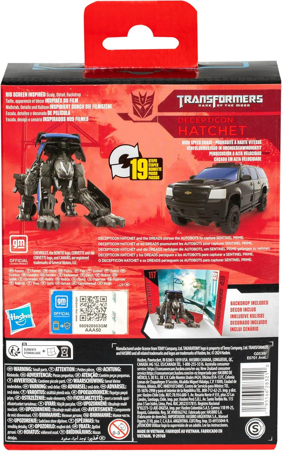 Transformers Studio Series Deluxe-Class Transformers : Le côté obscur de la Lune 94 Decepticon Hatchet Action Figure Figurines Naty Shop