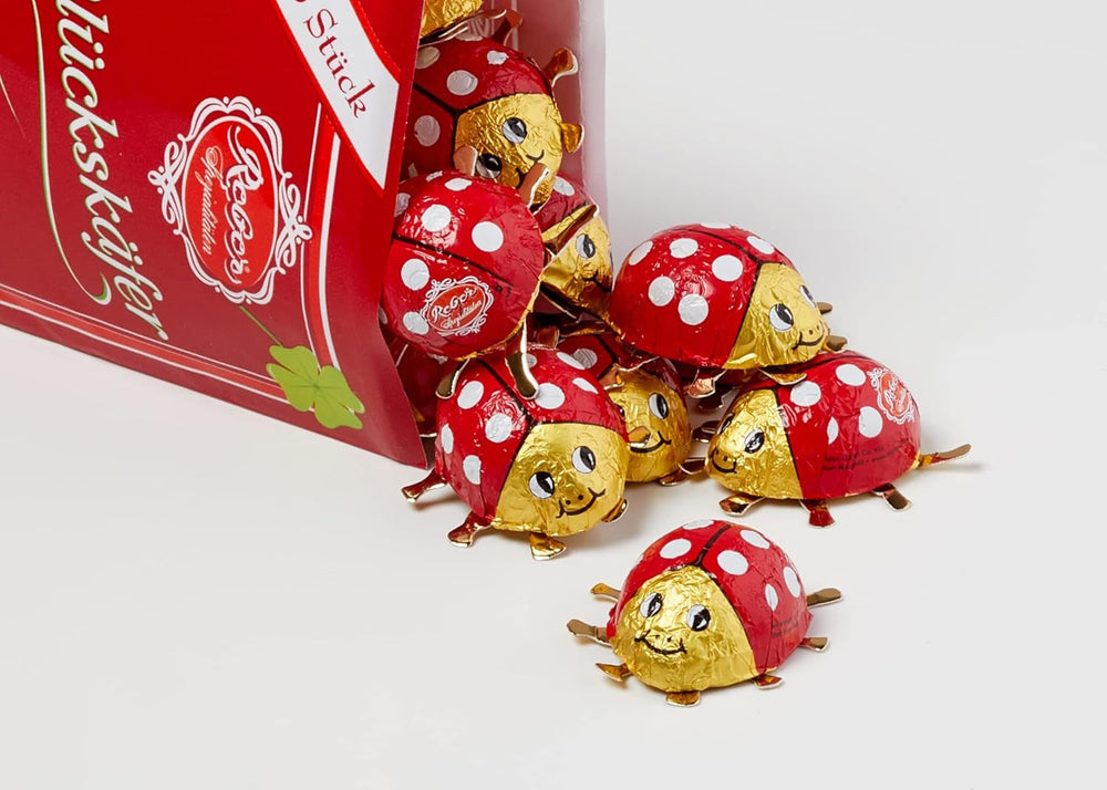 Sachet scarabée porte-bonheur Reber - sachet de 15 scarabées Bonbons au chocolat Naty Shop