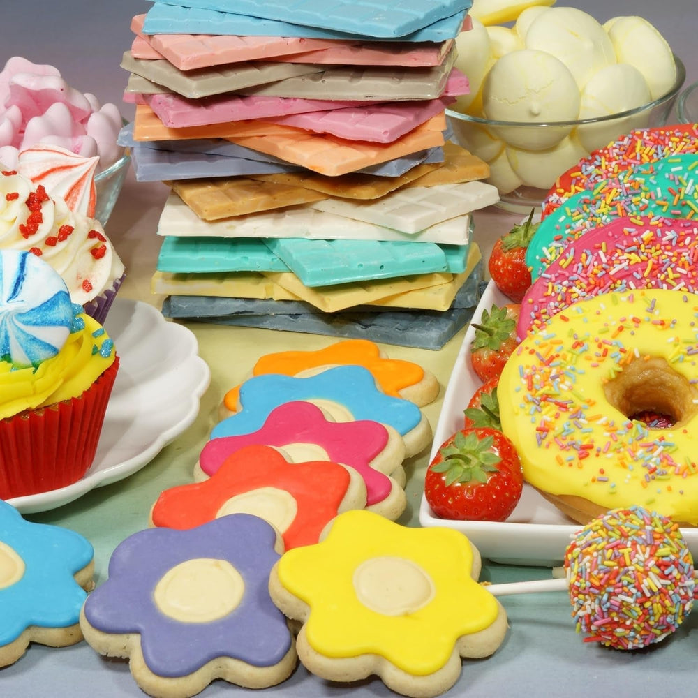 Pâte colorante alimentaire Sugarflair Colourflex Extra Paste Golden - Colorant alimentaire comestible pour crème au beurre, chocolat, pâte à sucre, glaçage, fondant, mélanges à gâteaux, pâte et plus - 25g