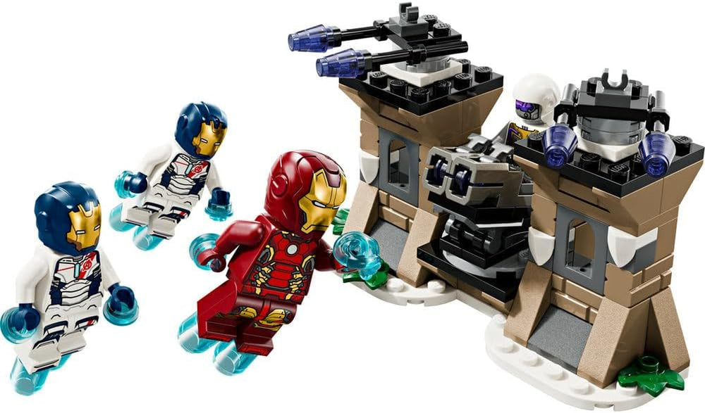 LEGO Marvel Iron Man et Iron Legion contre. Hydra Soldier, jouet de construction Avengers, ensemble de jeu créatif pour enfants et fans de super-héros, cadeau pour garçons et filles de 6 ans 76288 Ensembles de construction Besuche den LEGO-Store