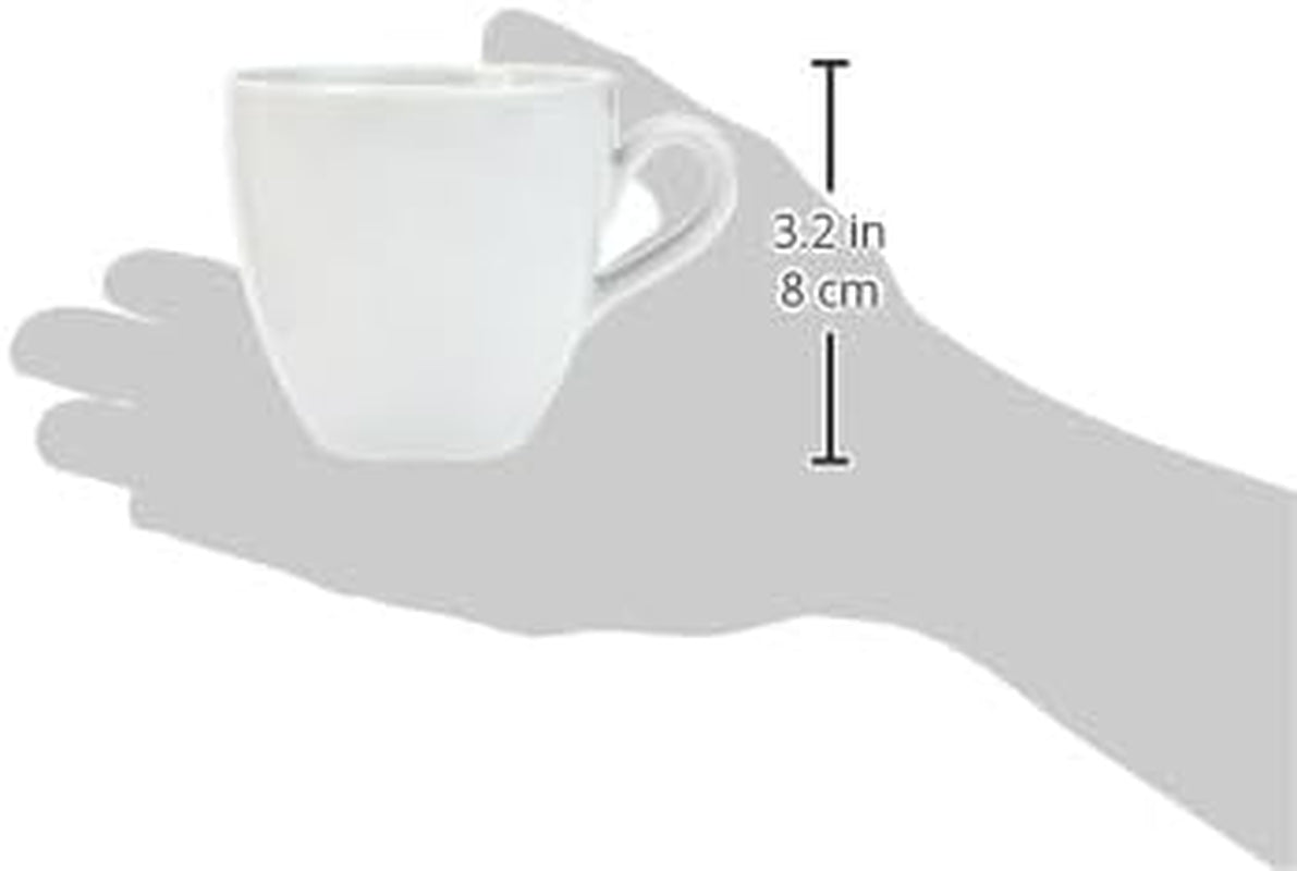 Alessi SG53/87 'Mami' Tasse à café ouverte 6 pièces en porcelaine blanche 8,0 cm