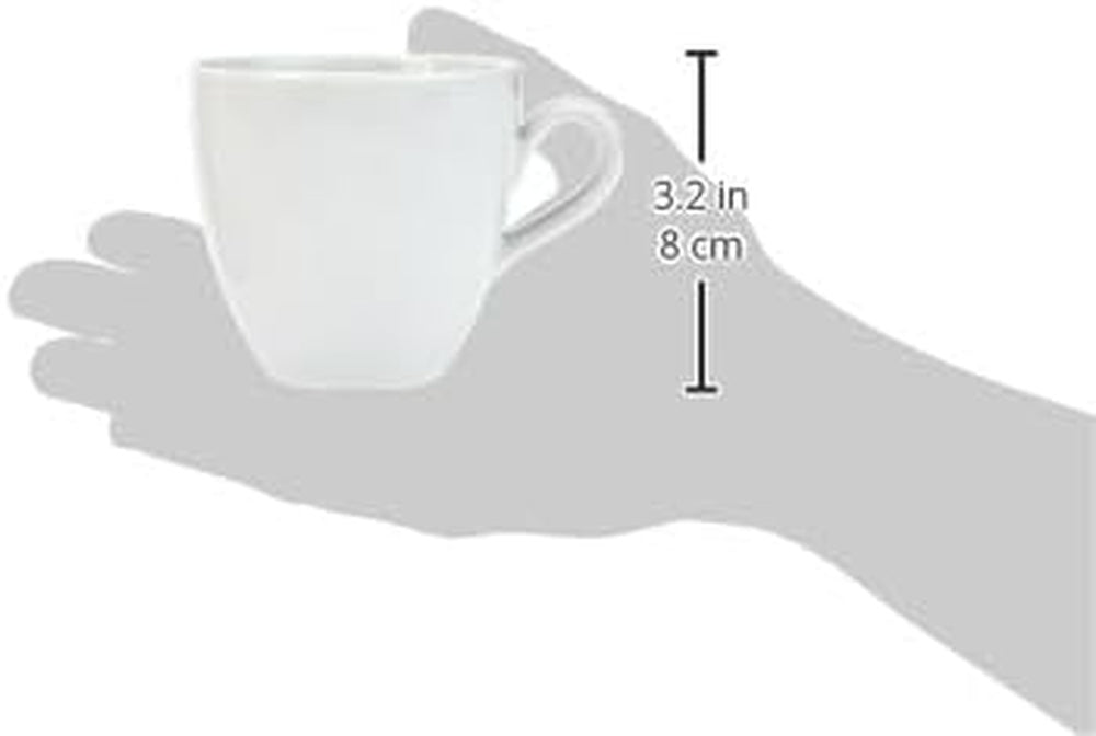 Alessi SG53/87 'Mami' Tasse à café ouverte 6 pièces en porcelaine blanche 8,0 cm