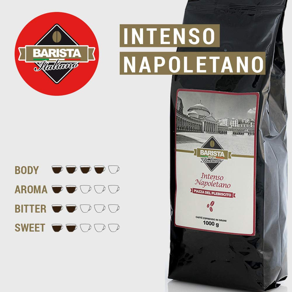 2 x 1KG Kaffeebohnen - Premium Gesmack (INTENSO NAPOLETANO)
