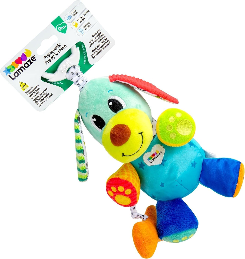 Lamaze Jouet Bébé Clip & Go "Freddie la Luciole", Jouet de Haute Qualité pour les Tout-Petits, Jouet à Clipser pour Renforcer la Relation Parent-Enfant, Dès 0 Mois, Plusieurs Couleurs Bebe Toys Naty Shop Sound Dog