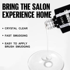 TOMICCA Vernis à ongles en gel transparent Blooming, vernis à ongles à diffusion UV LED pour le design des ongles, Marmor, Vernis à ongles bleu Aquarell 8 ml