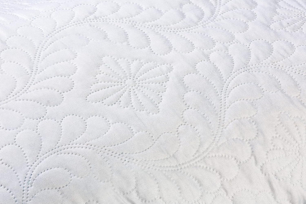 V.I.P. Oreiller Très Important V.I.P. Oreiller Memory Flake Oreiller Blanc 45 X 75 cm Housse matelassée en Polyester Super Respirant Doux Fabriqué en Italie Naty Shop Oreillers Standard