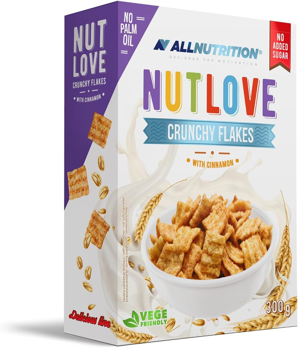 Allnutrition Nutlove Flocons Croquants à la Cannelle 300G Céréales Naty Shop Default Title