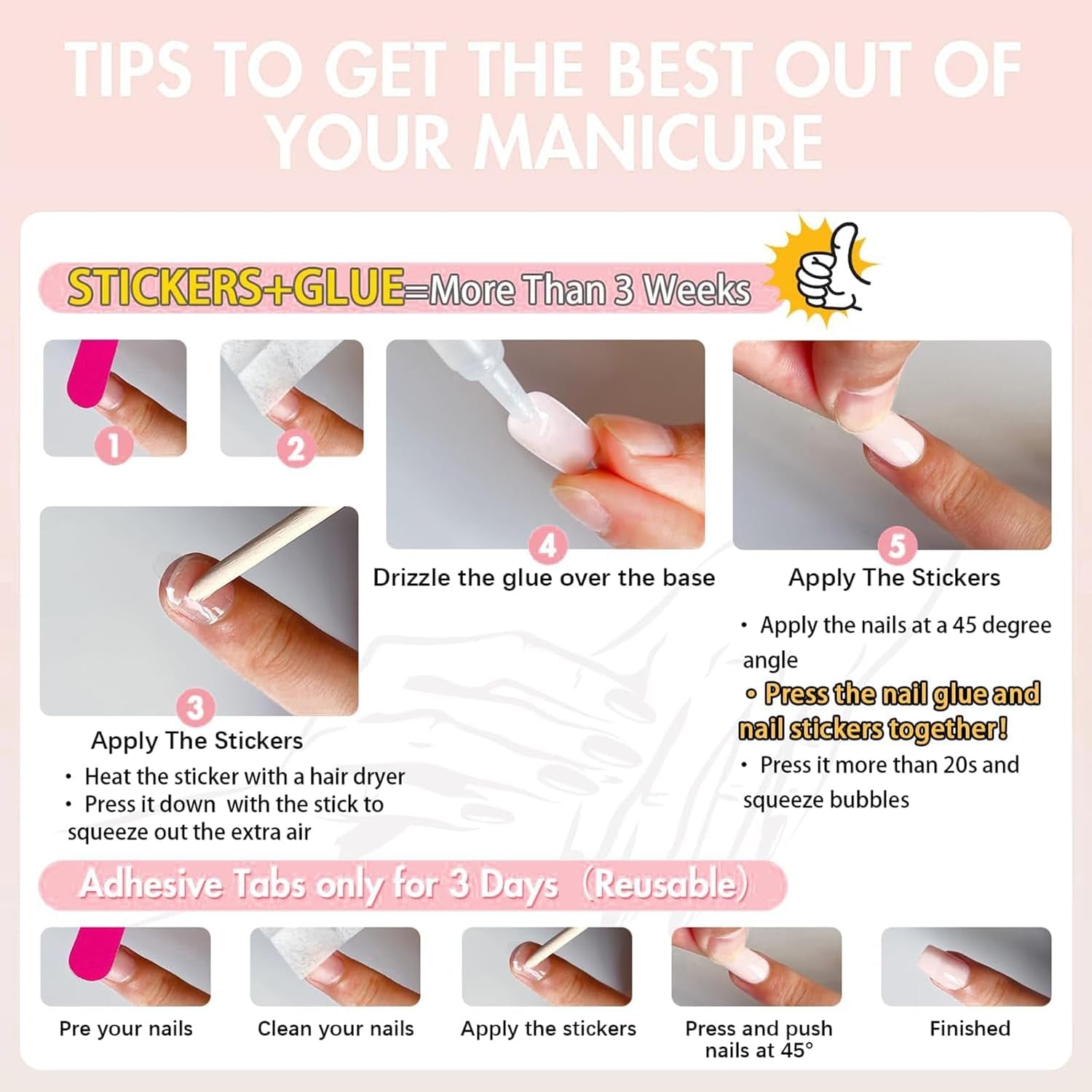 Faux ongles français à pression en amande blanche, 24 pièces, avec nœuds, perles, colle sur faux ongles, paillettes