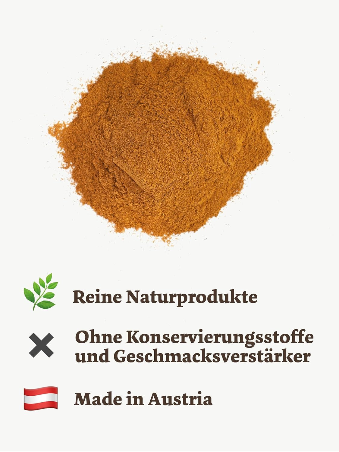 Kotányi Zimt gemahlen, würzig-süßer Geschmack, veredelt Milchreis, Gebäck, Desserts, Glas 80 ml