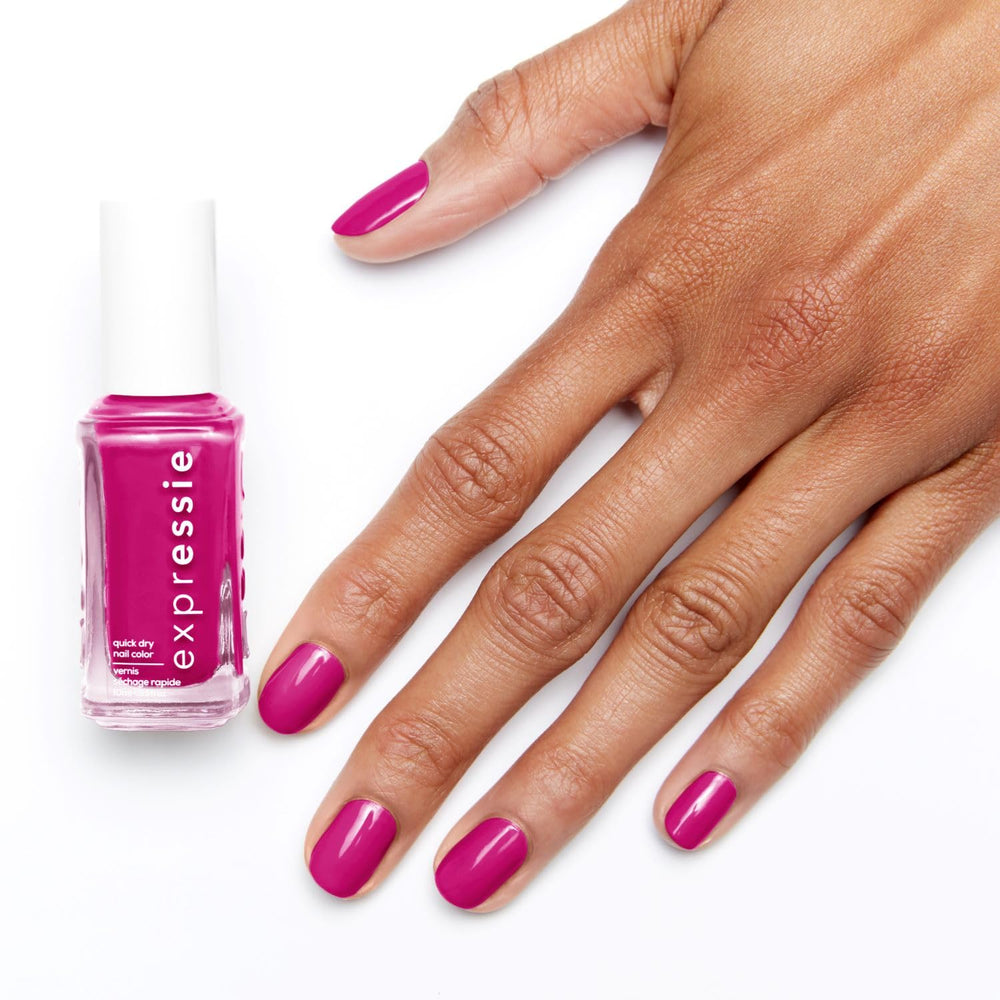 Vernis à ongles Essie à séchage rapide « expression », formule végétalienne sans ingrédients d'origine animale, n° 1. 545 mouvements de puissance, rose, 1 x 10 ml