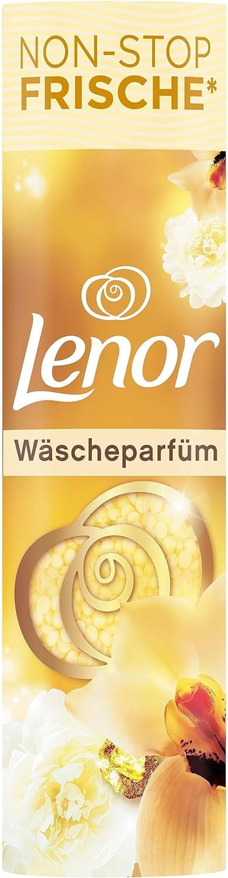 Lenor Unstoppables parfum de lessive Fresh 510G - Fraîcheur pour tous les textiles, même pour le sport Détergents à lessive Naty Shop Orchid Yellow 300 grammes