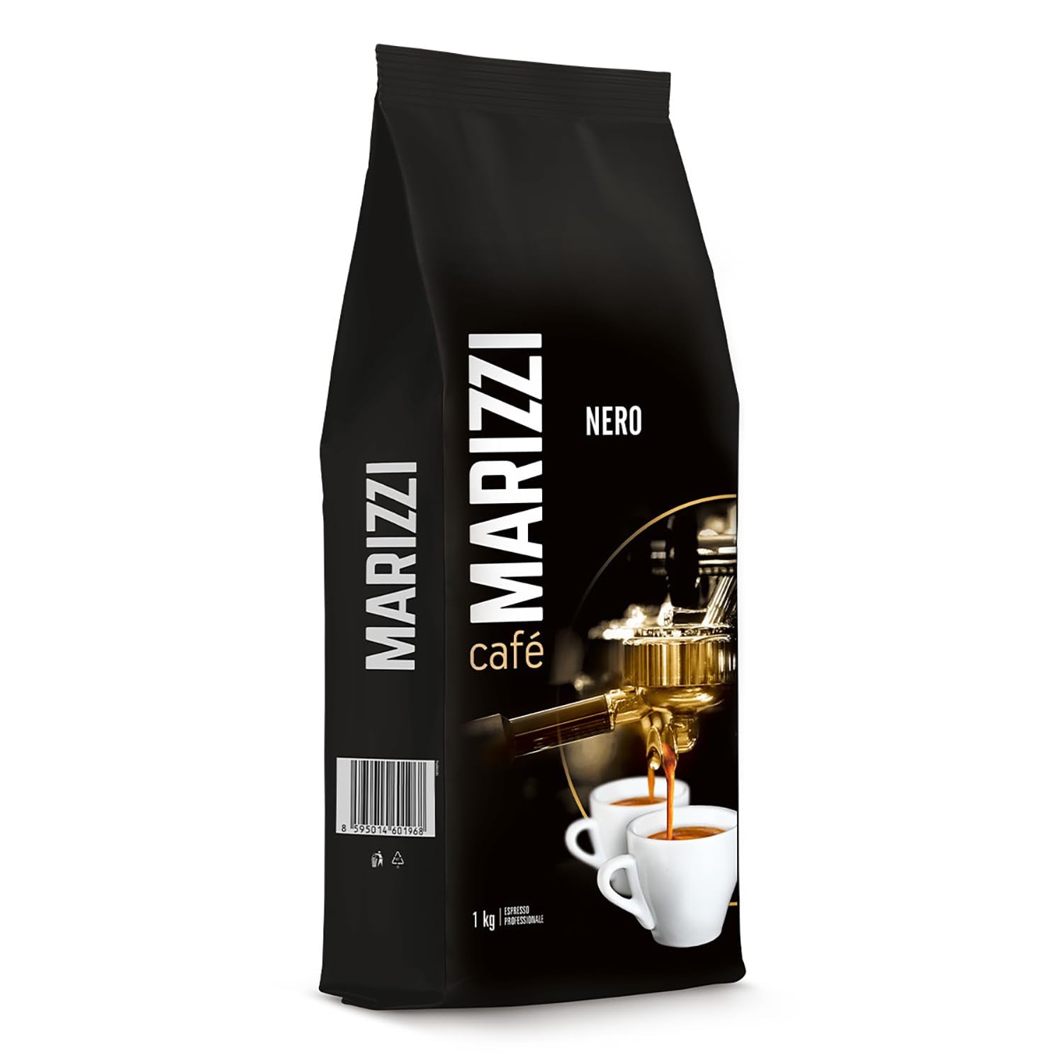 MARIZZI® Marrone - 1Kg - Grains de café 100% Arabica, arôme distinct légèrement sucré Naty Shop Café Nero 1 Kg