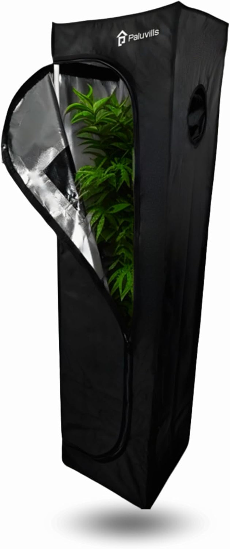 Tente de culture 40 x 40 x 160 cm avec système de gestion des câbles, fenêtre de visualisation, cadre en métal, tissu 1680D, sac d'accessoires de culture – Boîte de culture intérieure – Meilleure serre de propagation des plantes