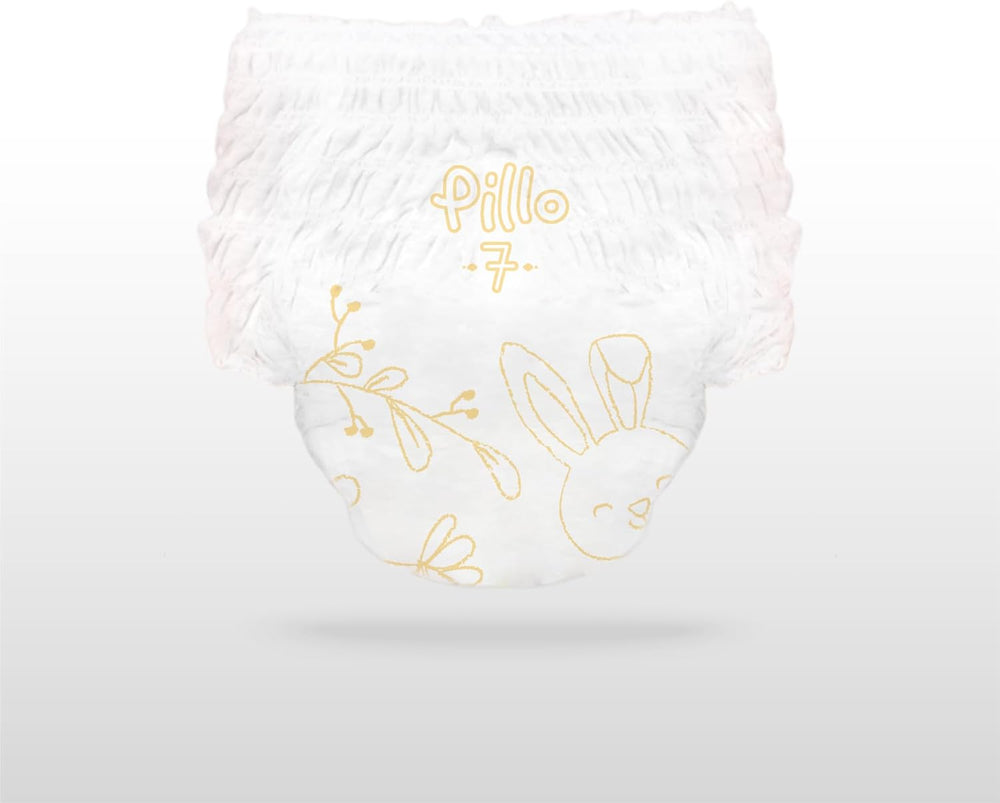 Couches Pillo, taille 7, 84 pièces, 4 paquets de 21 couches chacun, taille 7 - XXL (15+ kg) - Couches Bébé