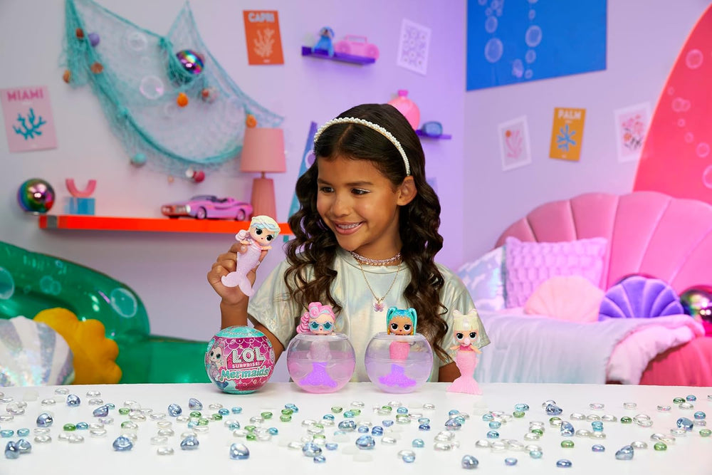 Mdr Surprise ! Mermaids Tots - Mini poupées à la mode avec queues changeantes de couleur - Convient aux collectionneurs, filles et garçons âgés de 4 ans et plus
