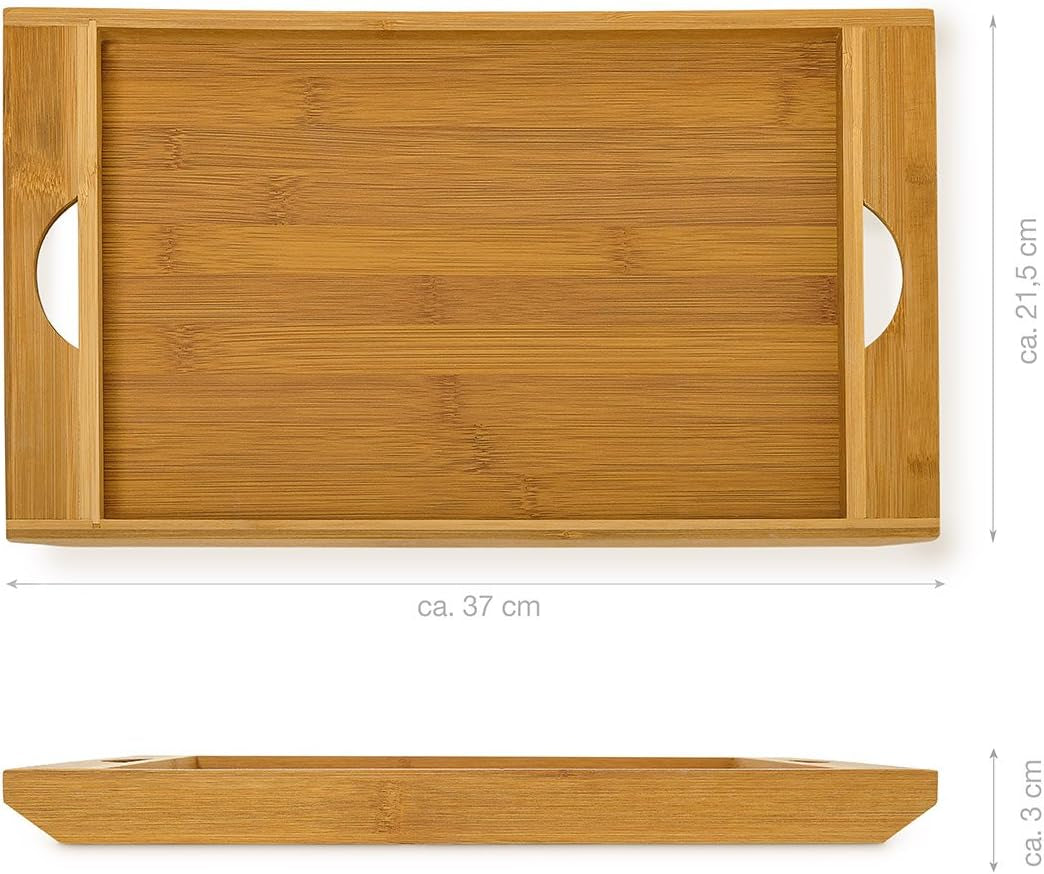 Corbeille à pain roulante Relaxdays avec tiroir, bambou, HxLxP : 21 x 40,5 x 28 cm, planche à découper en bois, naturel & bambou env. 3 x 37 x 21,5 cm Planche à découper avec ramasse-miettes pour un nettoyage facile naturel Boîtes de conservation des aliments Naty Shop