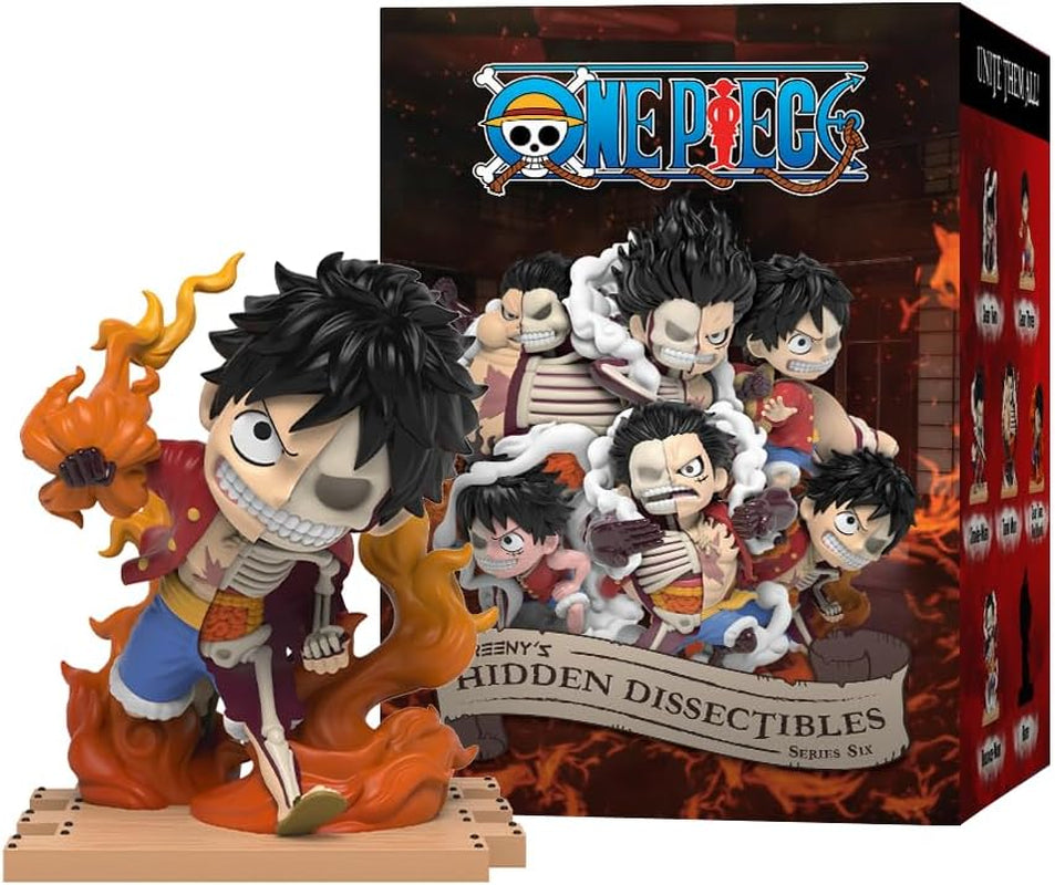 Mighty Jaxx Hidden Dissectibles: One Piece Series 6 (Luffy Gears) | Surprise Box Collectible Figure | ONE Random Character Action figures Naty Shop Singur