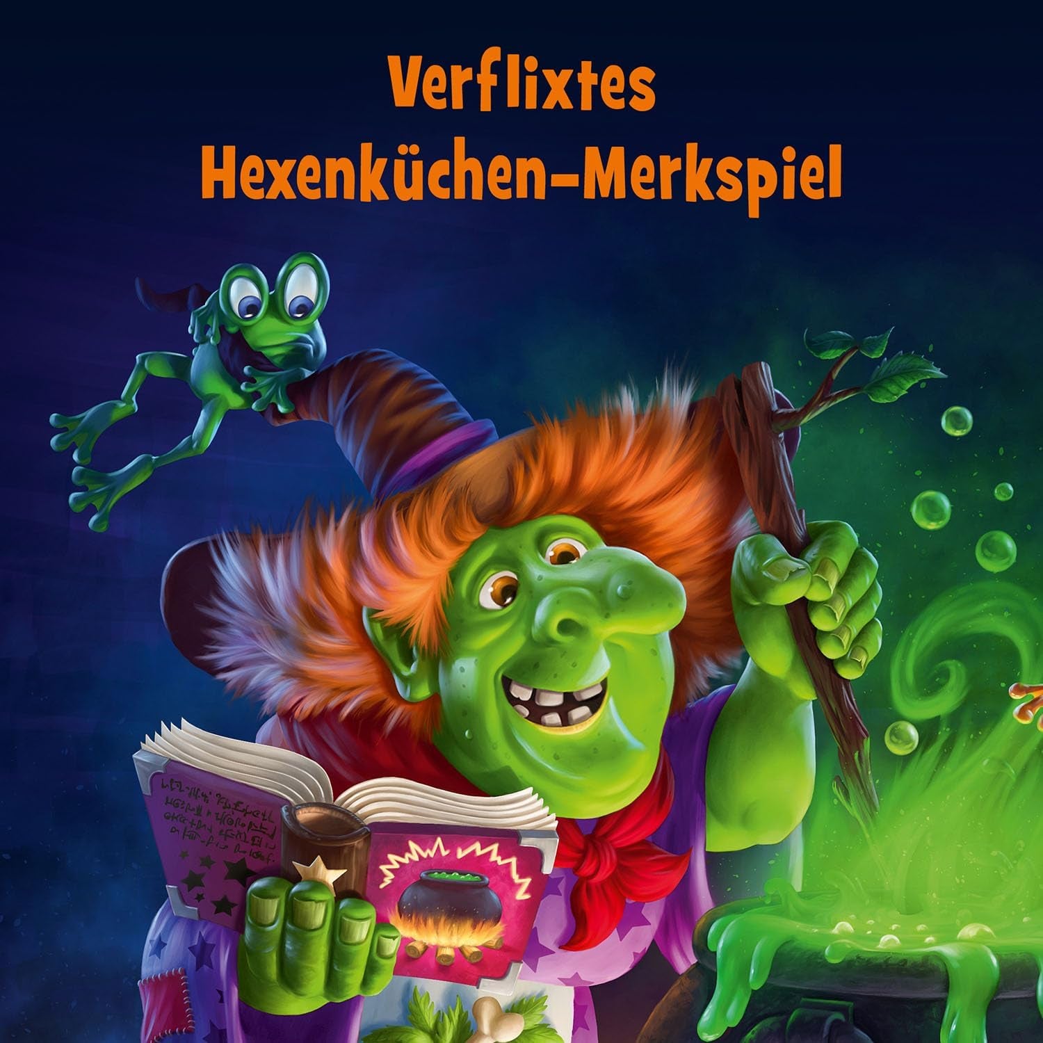 Kosmos 683498 Venin d'araignée et bave de grenouille : qu'y a-t-il dans la chaudière ? Un jeu de mémoire amusant pour 2 à 4 joueurs, un jeu de société, un jeu pour les enfants de 6 ans et plus.