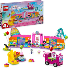 LEGO 4+ Maison de poupée de Gabby Salle de fête de Gabby, ensemble de jeu disco avec toboggan et figurines d'animaux pour un jeu de rôle créatif, cadeau pour filles et garçons à partir de 4 ans 10797 Jeux de construction Besuche den LEGO-Store Default title