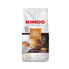 Espresso Crema Intesa, 6 grains de café x 1 kg, mélange corsé et intense, intensité 11/13, torréfaction moyenne, 6 paquets de 1 kg chacun