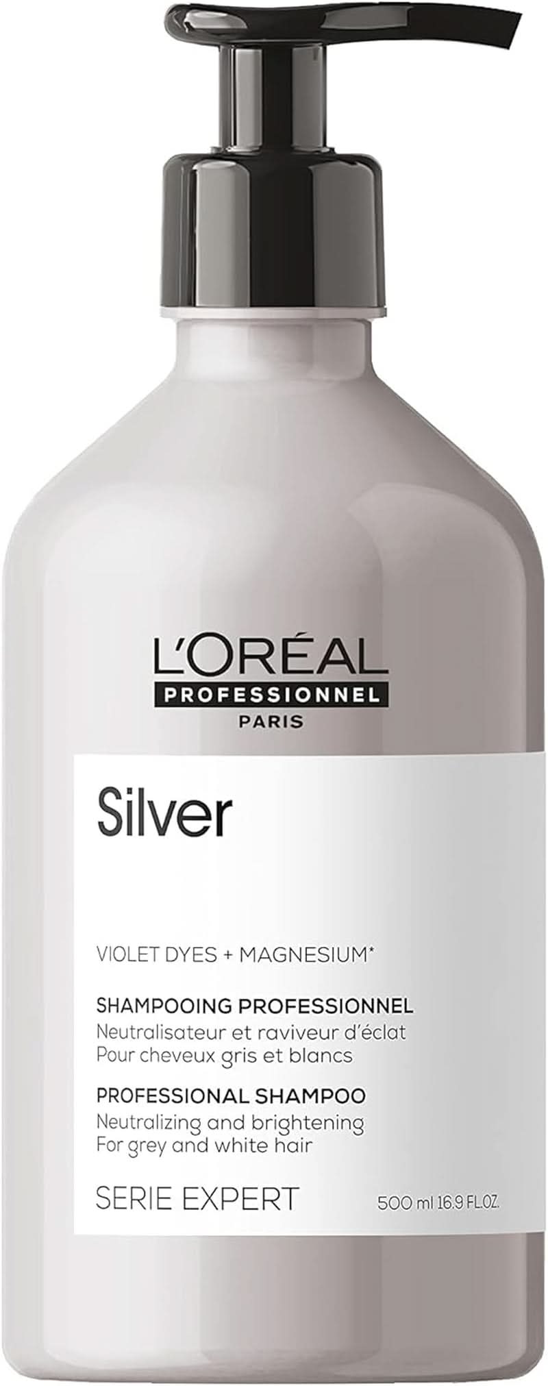 L'Oréal Professionnel Serie Expert Silver, Shampoing, 500 ml Douche et bain Naty Shop