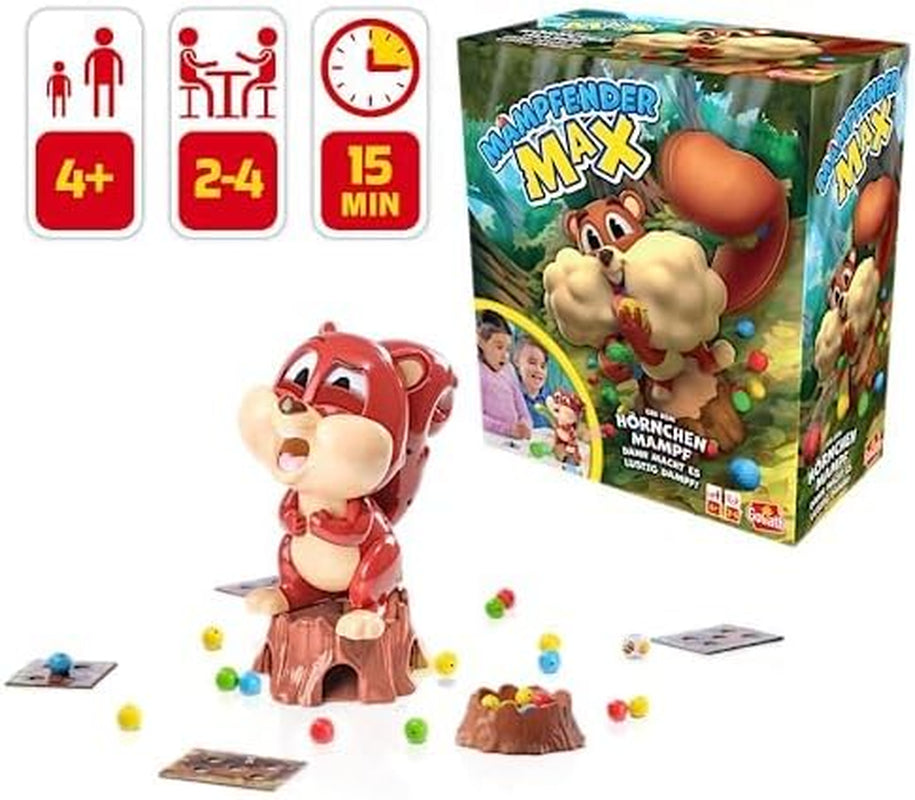 Goliath Munching Max, jeux de société pour enfants 4+, jeu de fête pour 2 à 4 joueurs, jeu amusant pour les enfants, jouez en famille ou entre amis