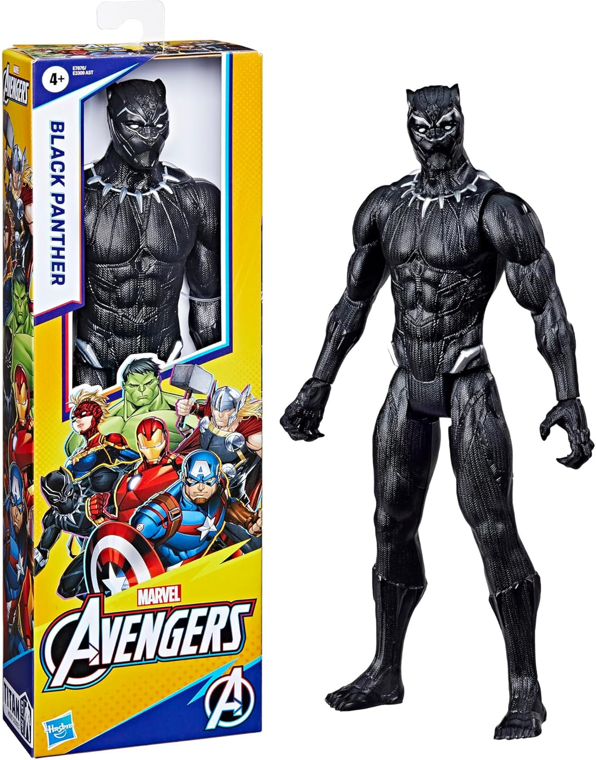 Marvel Avengers Titan Hero Series Black Panther, figurine d'action de 30 cm de haut Figurines Naty Shop