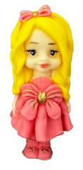 Decoratiune comestibila din zahar, Pretty girl Decoratiuni din Pasta de Zahar Naty Shop