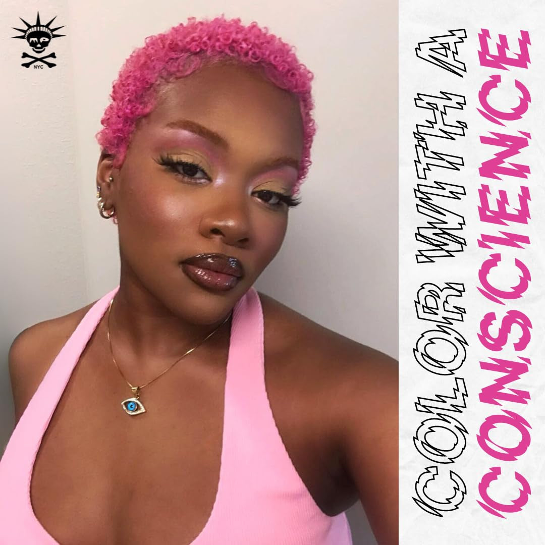 Manic Panic Hot Hot Pink Classic Cream Vegano Teinture capillaire semi-permanente sans cruauté envers les animaux 118 ml Naty Shop Hair Dye